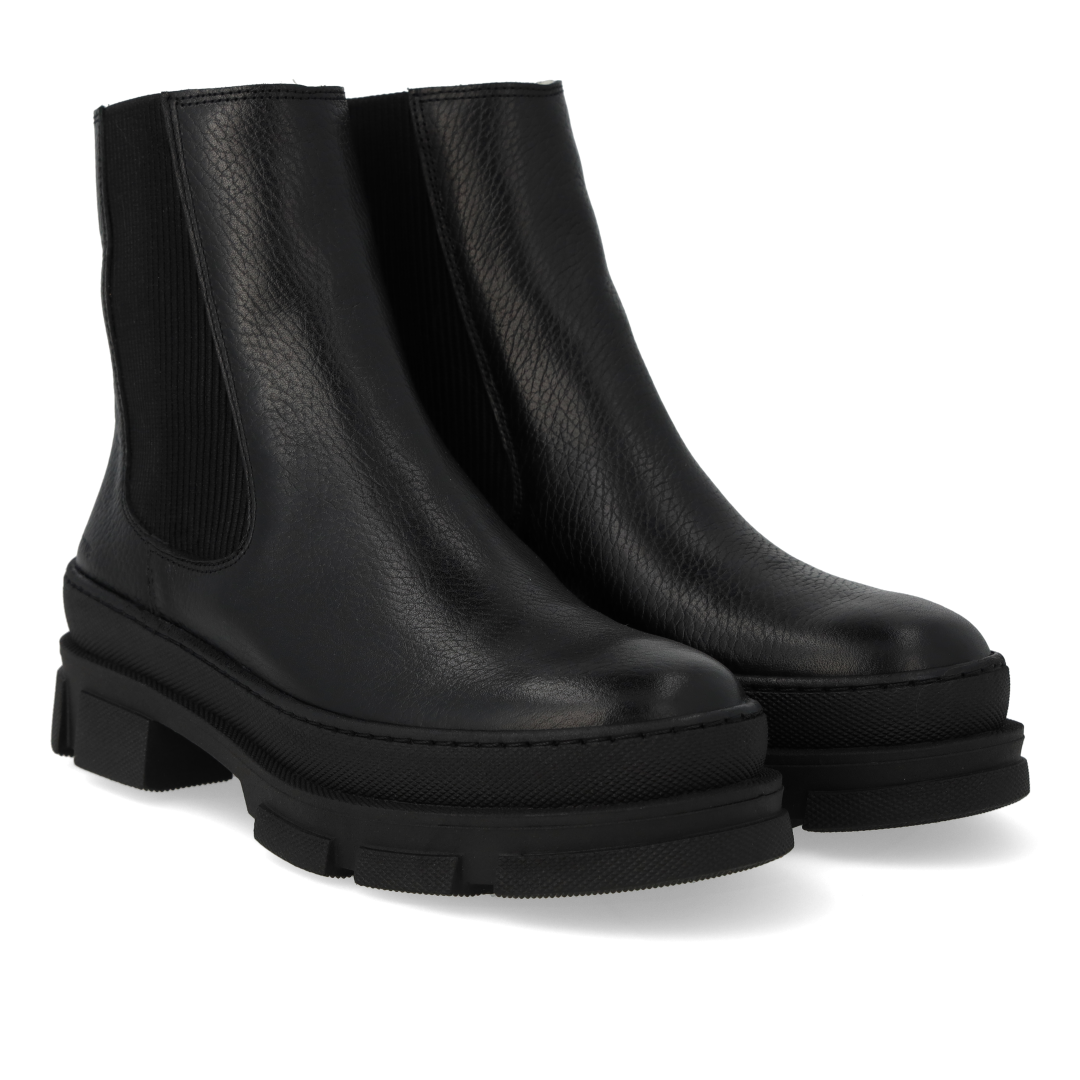 Chelsea-Stiefel mit Wollfutter