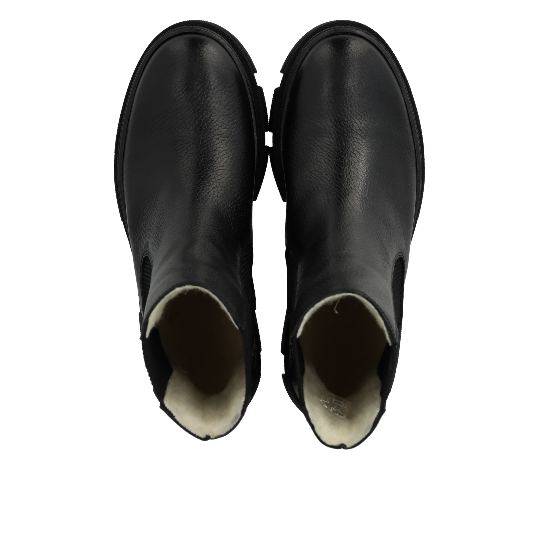 Chelsea-Stiefel mit Wollfutter