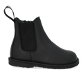 Chelsea-Stiefel mit Logoband und Reißverschluss