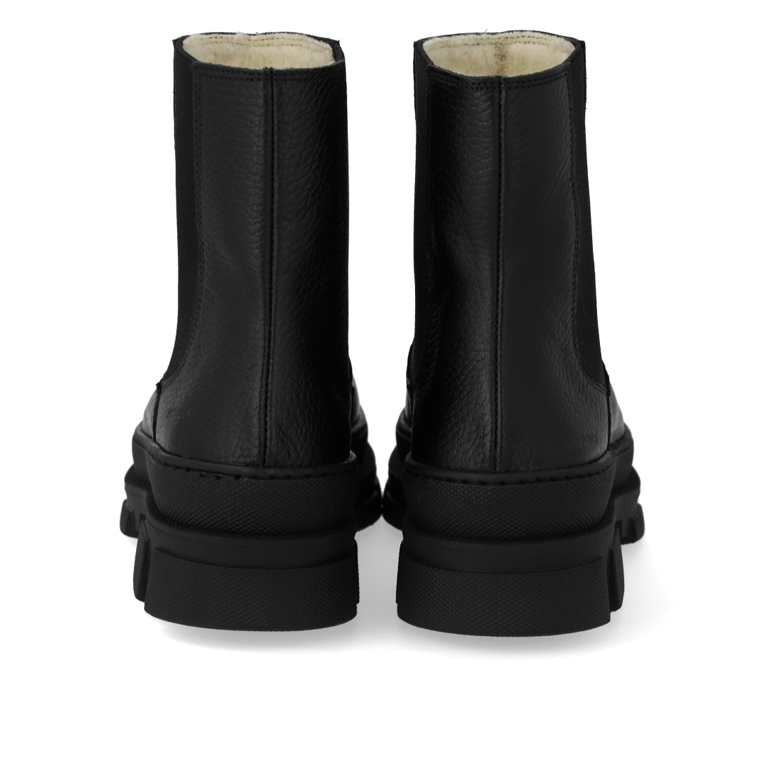 Chelsea-Stiefel mit Wollfutter
