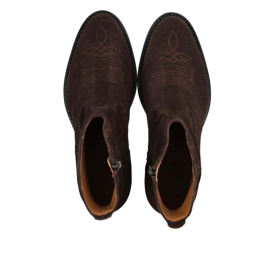 Cowboystiefel mit Ziernähten
